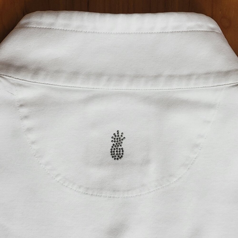Tommy Bahama White Full Zip 100% Pima Cotton Jacket with Drawstrings - S - Picture 8 of 12